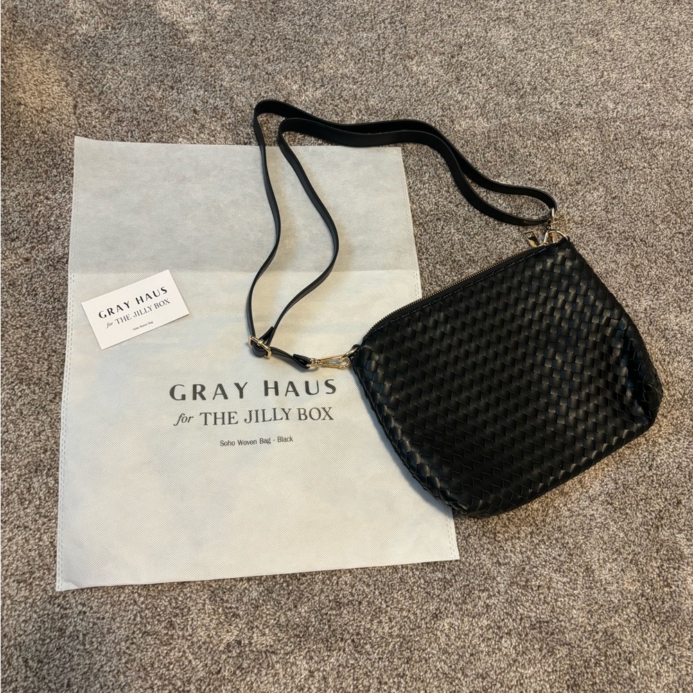 The Jilly Box - Gray Haus: Soho Woven Bag 🖤